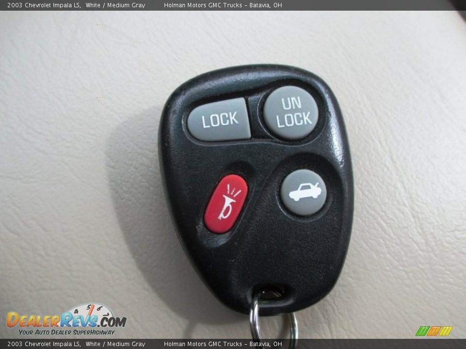 2003 Chevrolet Impala LS White / Medium Gray Photo #8