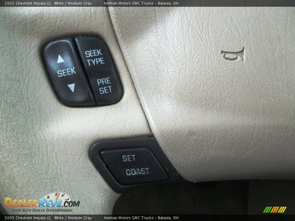 2003 Chevrolet Impala LS White / Medium Gray Photo #10