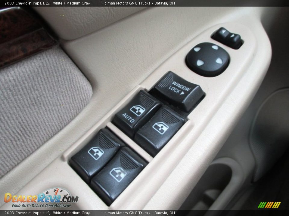 2003 Chevrolet Impala LS White / Medium Gray Photo #13