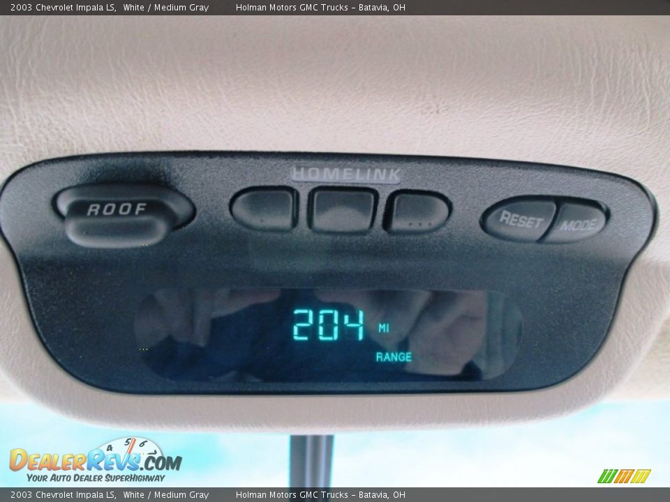 2003 Chevrolet Impala LS White / Medium Gray Photo #15