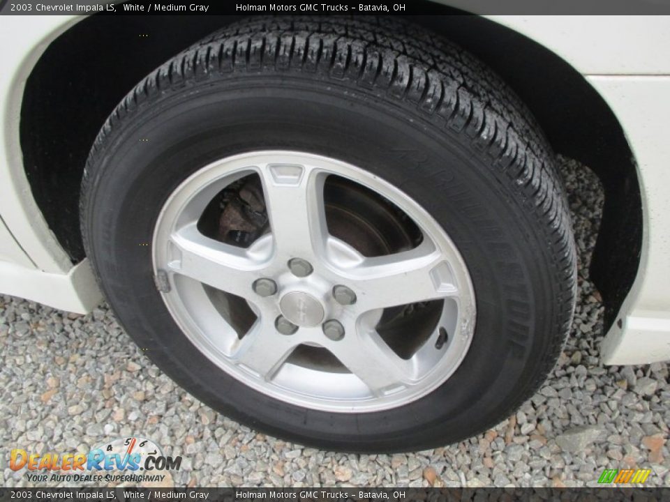 2003 Chevrolet Impala LS White / Medium Gray Photo #19
