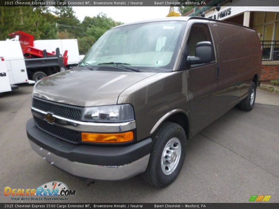 2015 Chevrolet Express 3500 Cargo Extended WT Brownstone Metallic / Neutral Photo #4