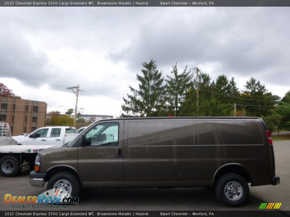 2015 Chevrolet Express 3500 Cargo Extended WT Brownstone Metallic / Neutral Photo #5