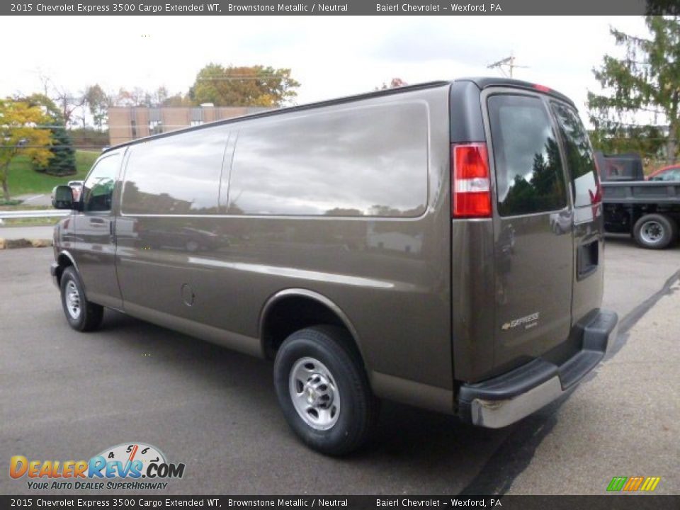 2015 Chevrolet Express 3500 Cargo Extended WT Brownstone Metallic / Neutral Photo #6