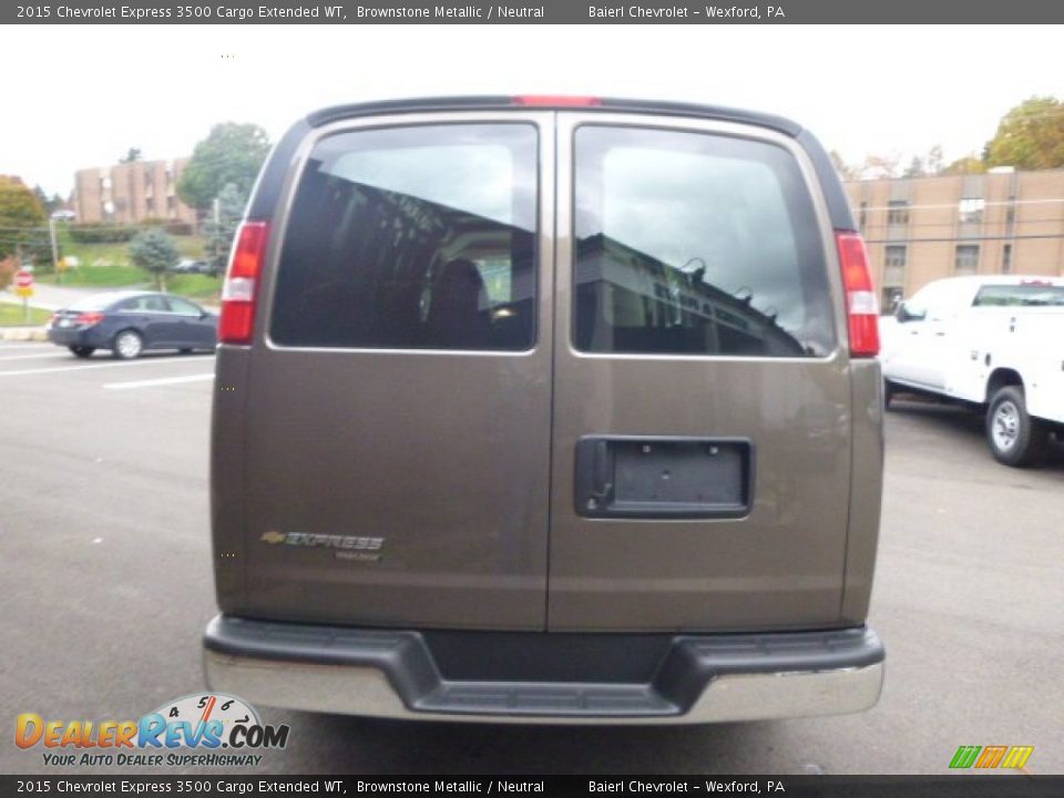 2015 Chevrolet Express 3500 Cargo Extended WT Brownstone Metallic / Neutral Photo #7