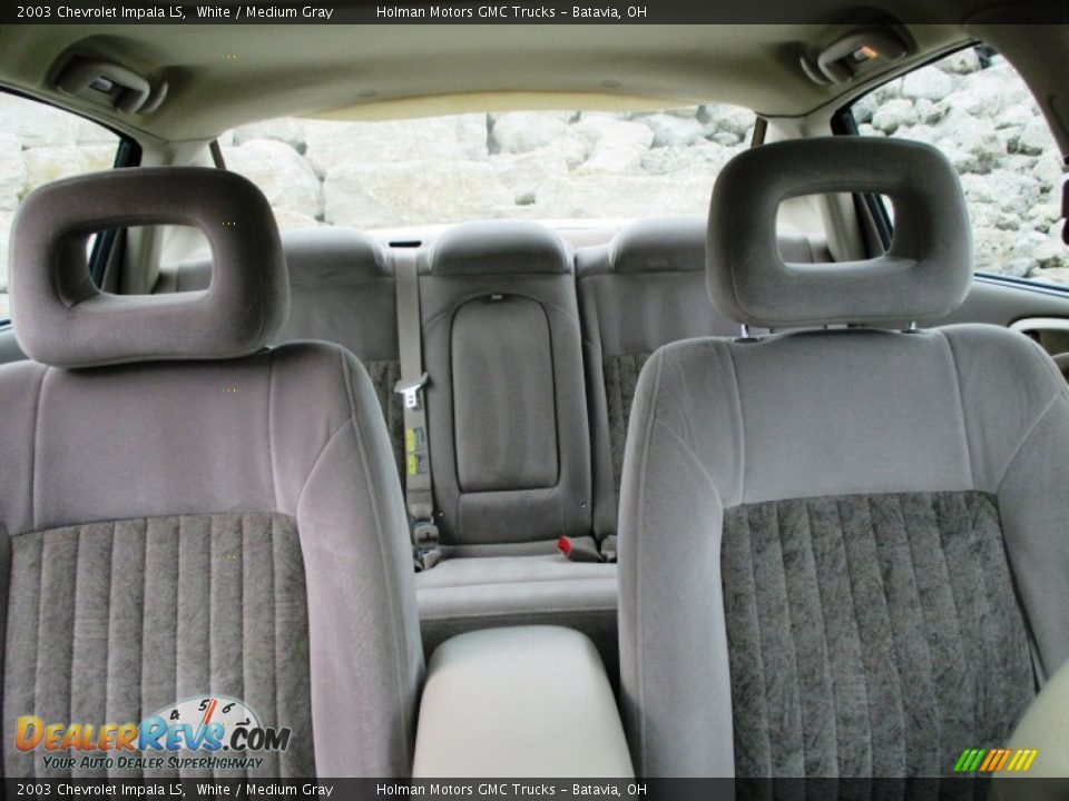 2003 Chevrolet Impala LS White / Medium Gray Photo #24
