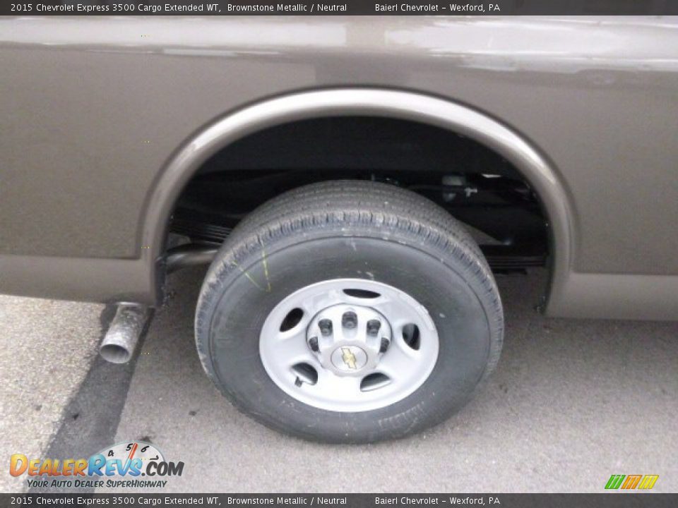 2015 Chevrolet Express 3500 Cargo Extended WT Brownstone Metallic / Neutral Photo #9