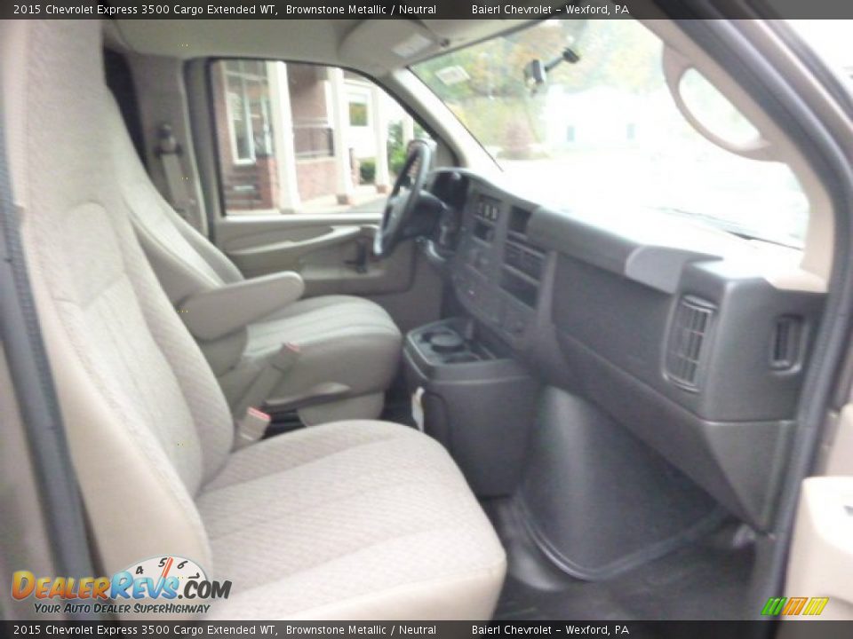 2015 Chevrolet Express 3500 Cargo Extended WT Brownstone Metallic / Neutral Photo #10