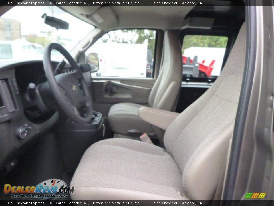2015 Chevrolet Express 3500 Cargo Extended WT Brownstone Metallic / Neutral Photo #13