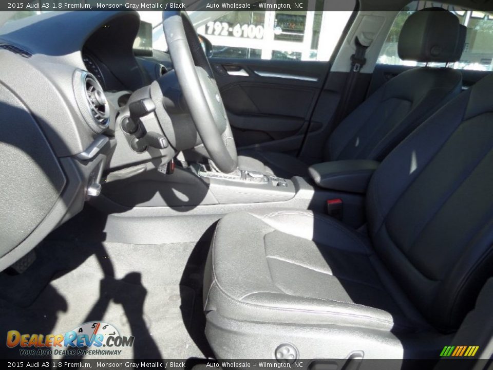 2015 Audi A3 1.8 Premium Monsoon Gray Metallic / Black Photo #10