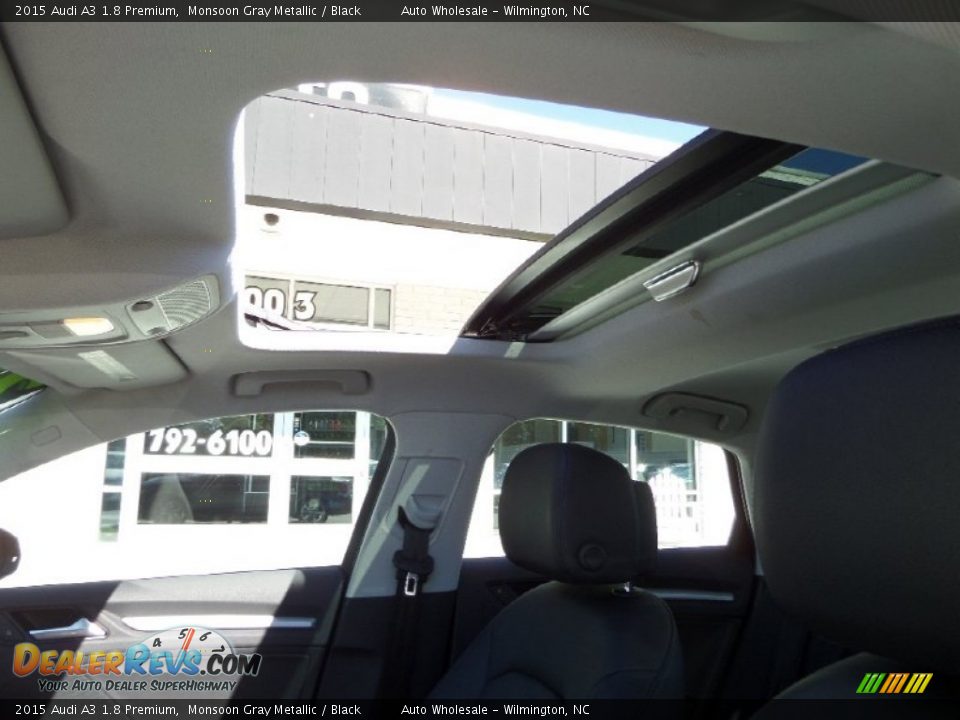 2015 Audi A3 1.8 Premium Monsoon Gray Metallic / Black Photo #11