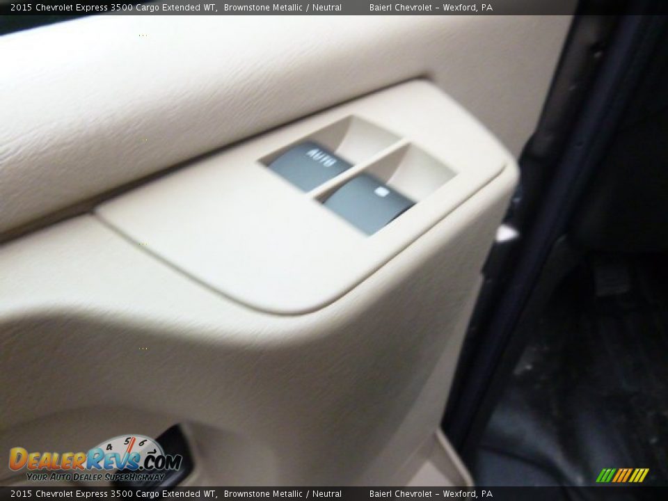 2015 Chevrolet Express 3500 Cargo Extended WT Brownstone Metallic / Neutral Photo #16