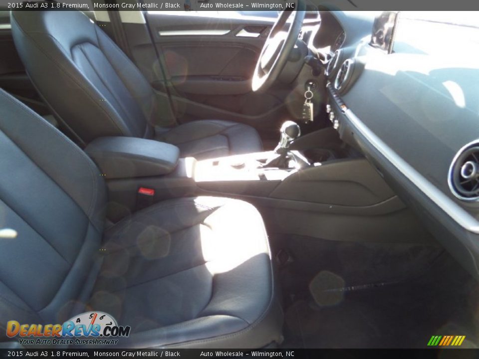 2015 Audi A3 1.8 Premium Monsoon Gray Metallic / Black Photo #13