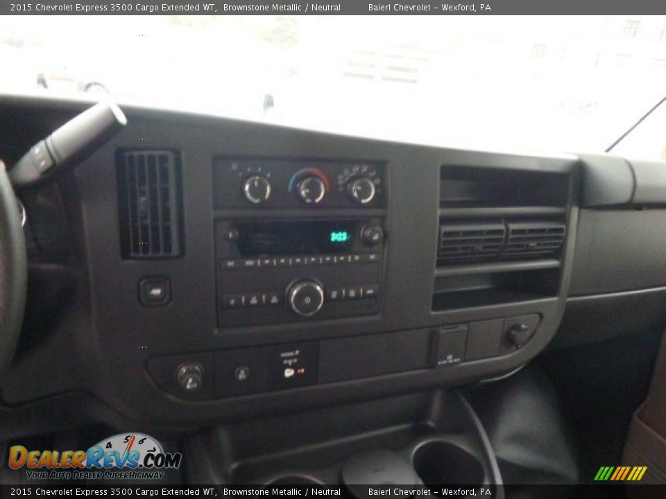 2015 Chevrolet Express 3500 Cargo Extended WT Brownstone Metallic / Neutral Photo #17