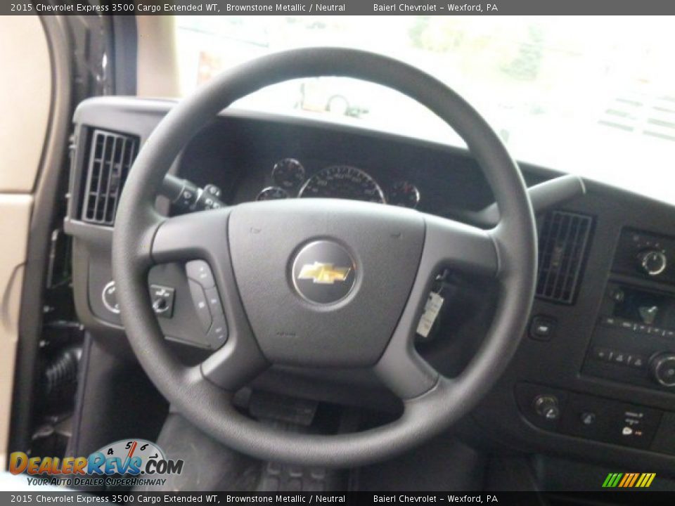 2015 Chevrolet Express 3500 Cargo Extended WT Brownstone Metallic / Neutral Photo #18