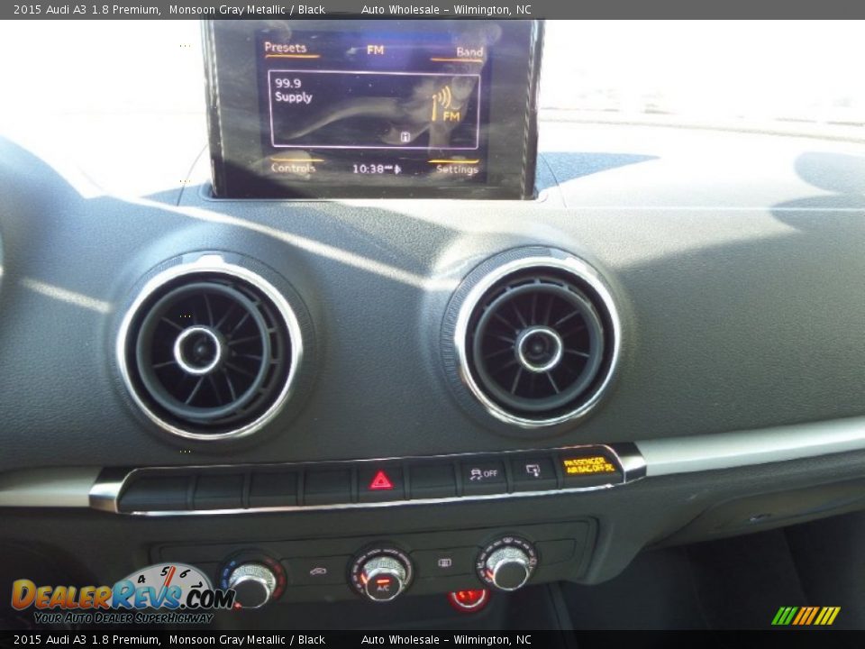 2015 Audi A3 1.8 Premium Monsoon Gray Metallic / Black Photo #17