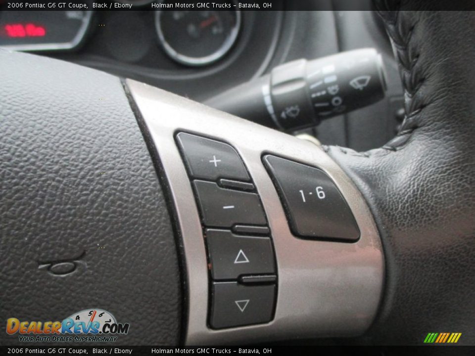 2006 Pontiac G6 GT Coupe Black / Ebony Photo #10