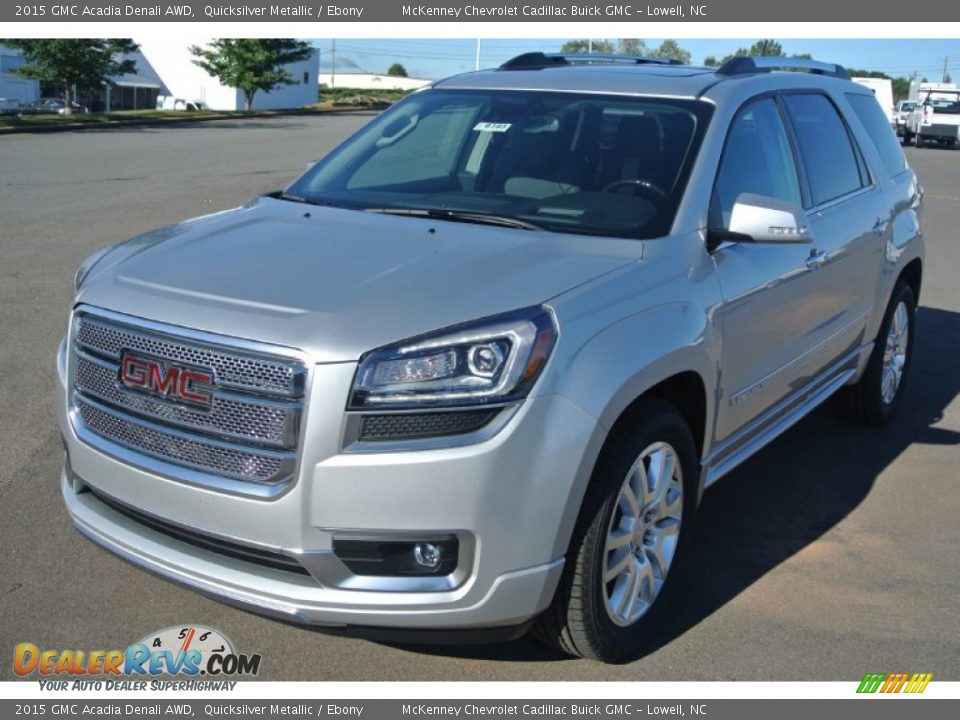2015 GMC Acadia Denali AWD Quicksilver Metallic / Ebony Photo #2