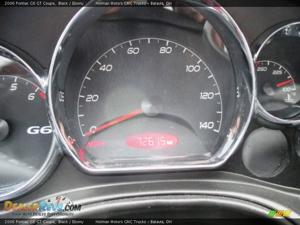 2006 Pontiac G6 GT Coupe Black / Ebony Photo #13