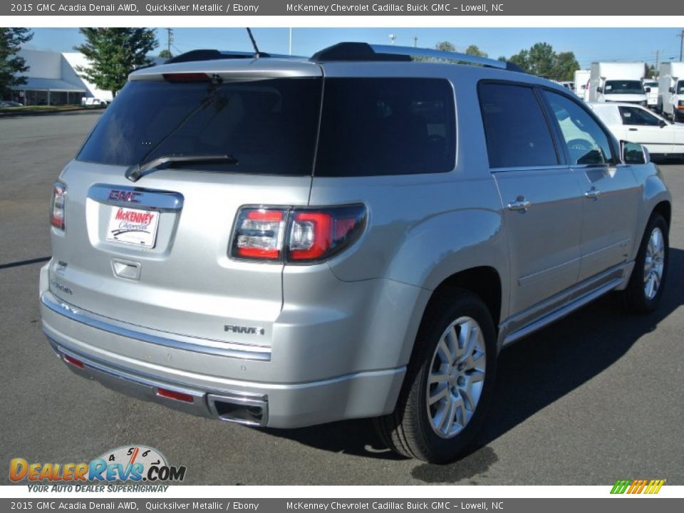 2015 GMC Acadia Denali AWD Quicksilver Metallic / Ebony Photo #5