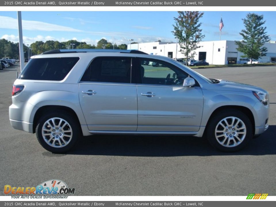 2015 GMC Acadia Denali AWD Quicksilver Metallic / Ebony Photo #6