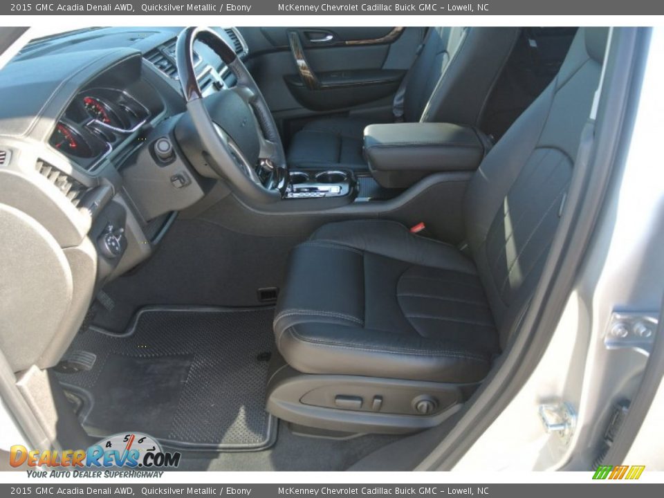 2015 GMC Acadia Denali AWD Quicksilver Metallic / Ebony Photo #8