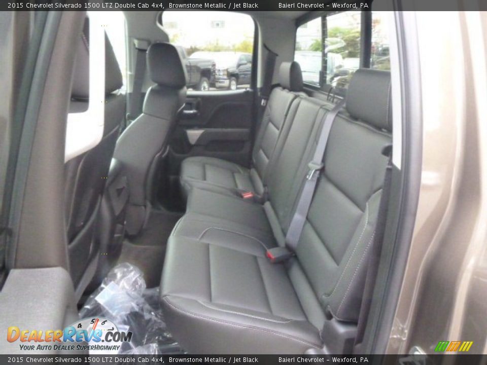 Rear Seat of 2015 Chevrolet Silverado 1500 LTZ Double Cab 4x4 Photo #11