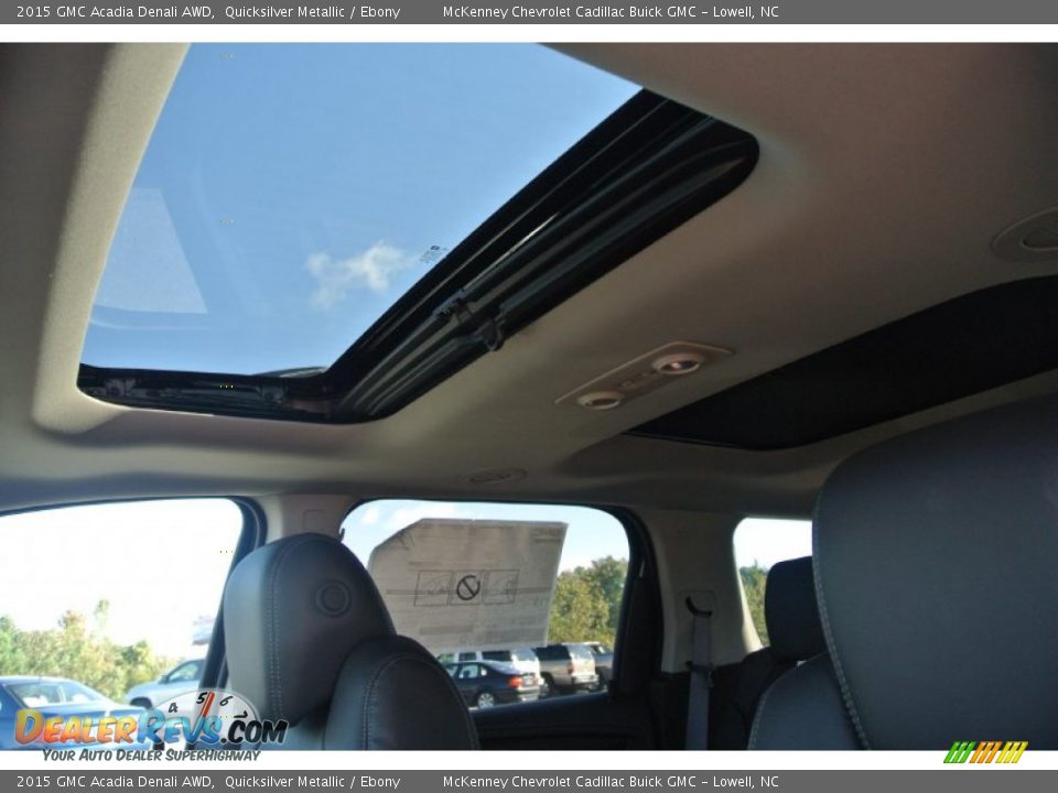 2015 GMC Acadia Denali AWD Quicksilver Metallic / Ebony Photo #10