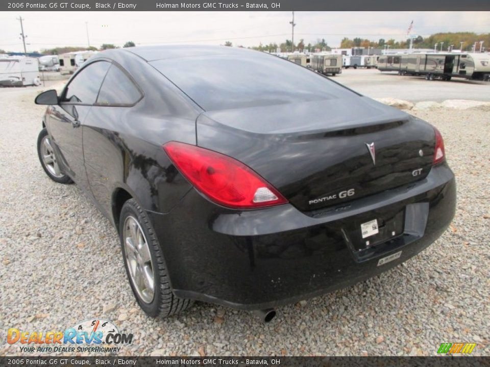 2006 Pontiac G6 GT Coupe Black / Ebony Photo #20