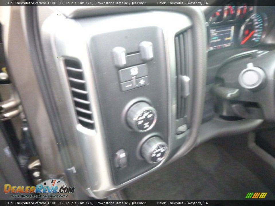2015 Chevrolet Silverado 1500 LTZ Double Cab 4x4 Brownstone Metallic / Jet Black Photo #15