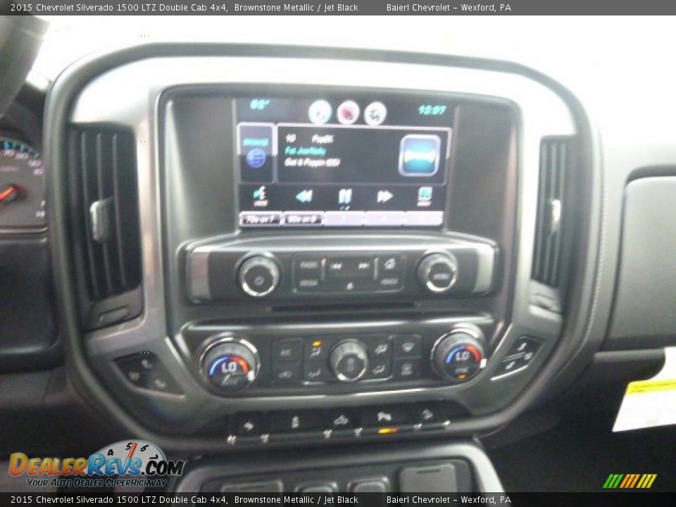 2015 Chevrolet Silverado 1500 LTZ Double Cab 4x4 Brownstone Metallic / Jet Black Photo #16
