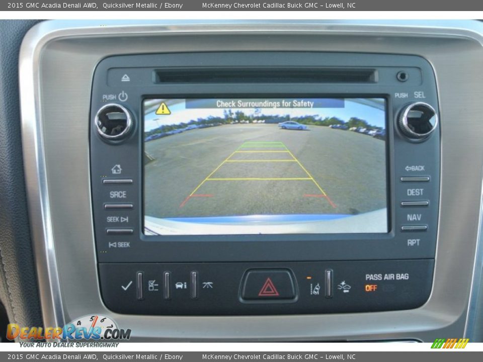 2015 GMC Acadia Denali AWD Quicksilver Metallic / Ebony Photo #14
