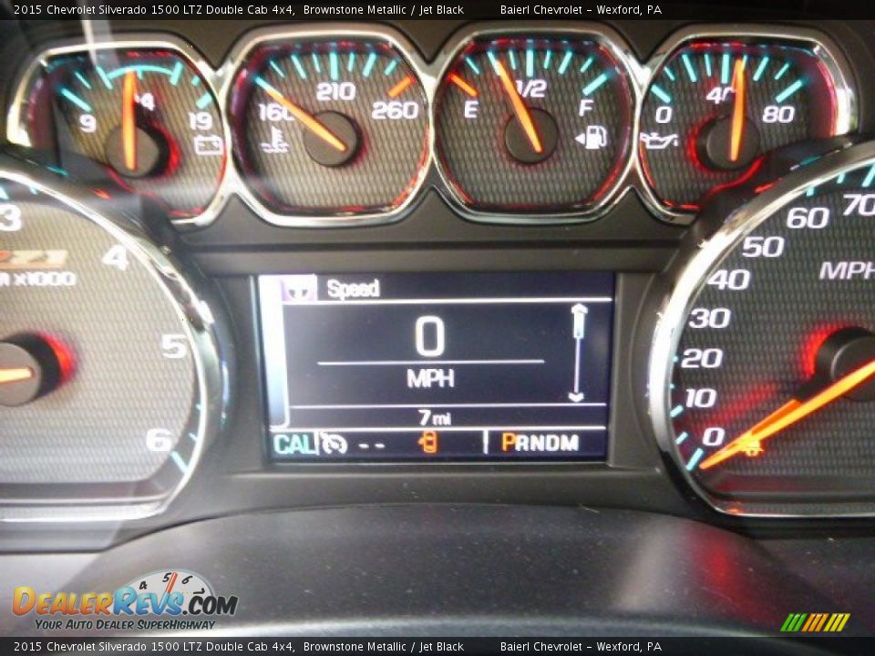 2015 Chevrolet Silverado 1500 LTZ Double Cab 4x4 Gauges Photo #19