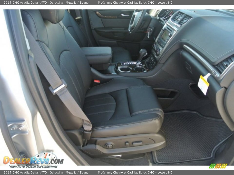 2015 GMC Acadia Denali AWD Quicksilver Metallic / Ebony Photo #22