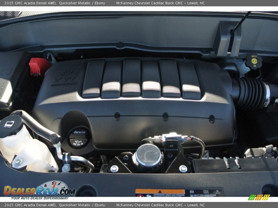 2015 GMC Acadia Denali AWD Quicksilver Metallic / Ebony Photo #25