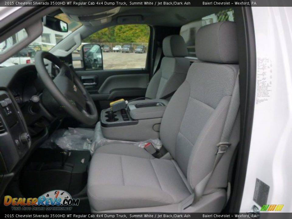 2015 Chevrolet Silverado 3500HD WT Regular Cab 4x4 Dump Truck Summit White / Jet Black/Dark Ash Photo #10