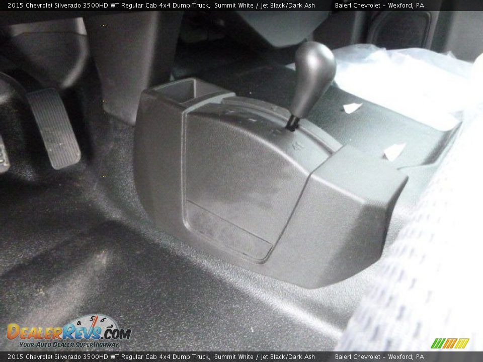 2015 Chevrolet Silverado 3500HD WT Regular Cab 4x4 Dump Truck Summit White / Jet Black/Dark Ash Photo #14