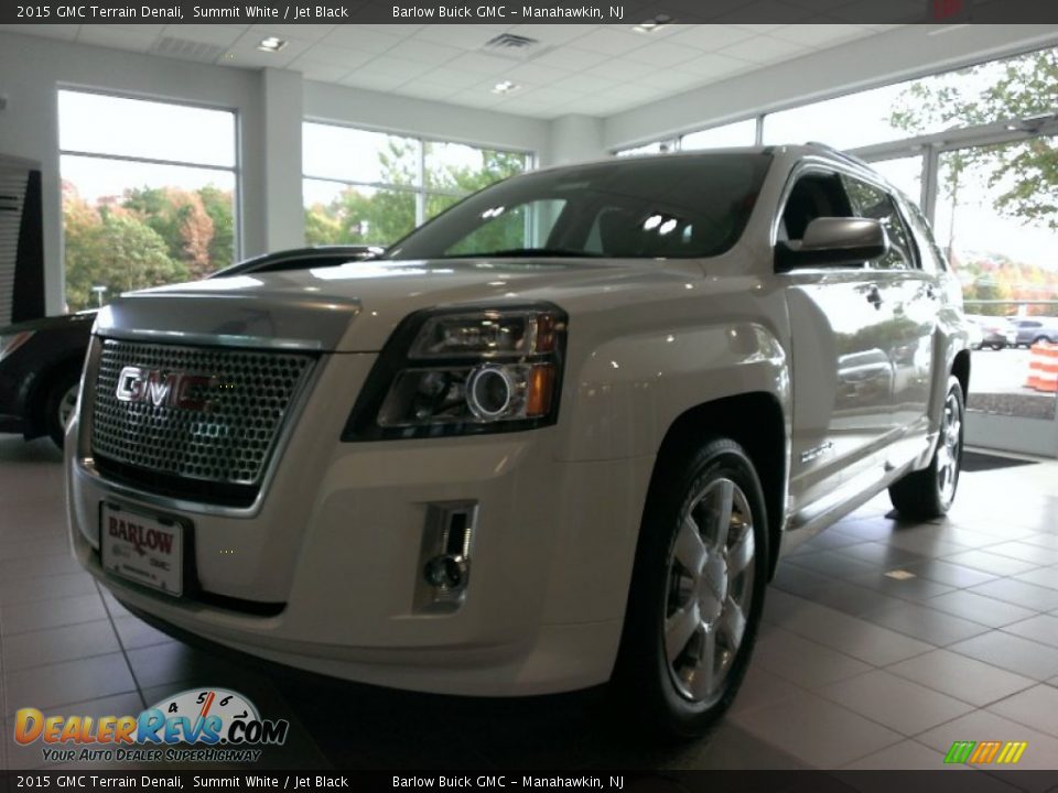 2015 GMC Terrain Denali Summit White / Jet Black Photo #1