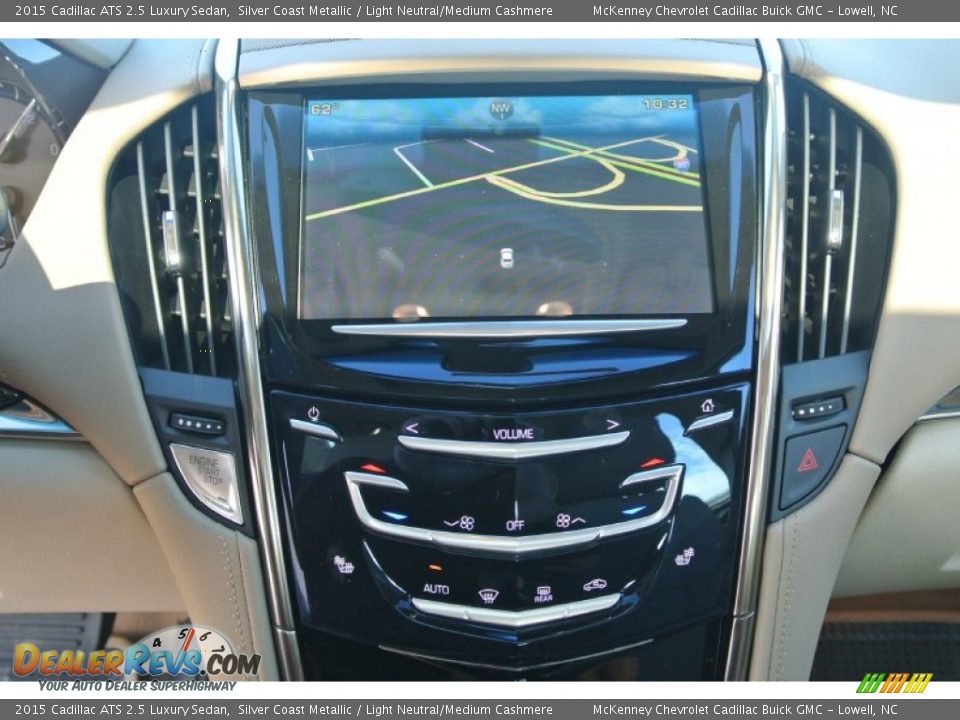 2015 Cadillac ATS 2.5 Luxury Sedan Silver Coast Metallic / Light Neutral/Medium Cashmere Photo #12