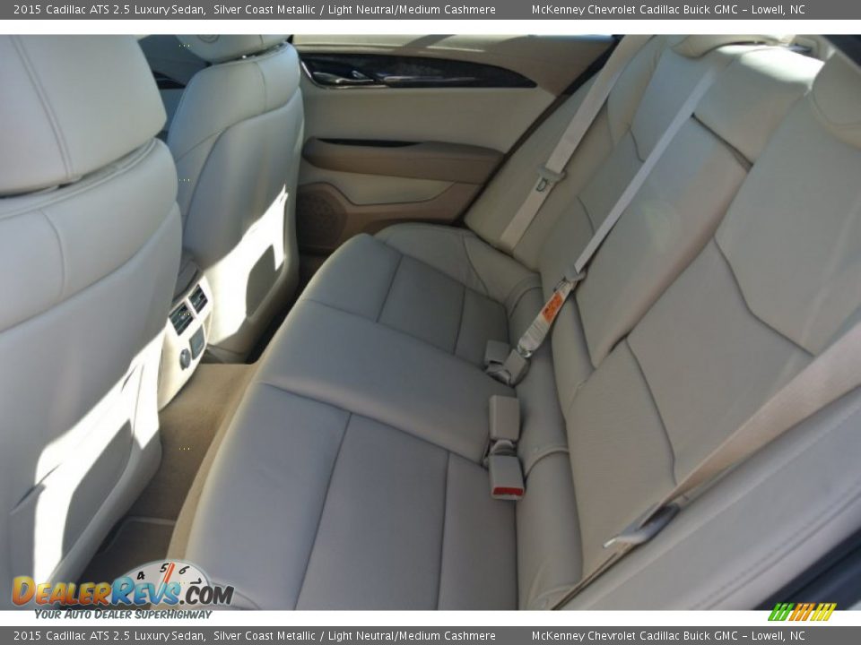 Rear Seat of 2015 Cadillac ATS 2.5 Luxury Sedan Photo #17