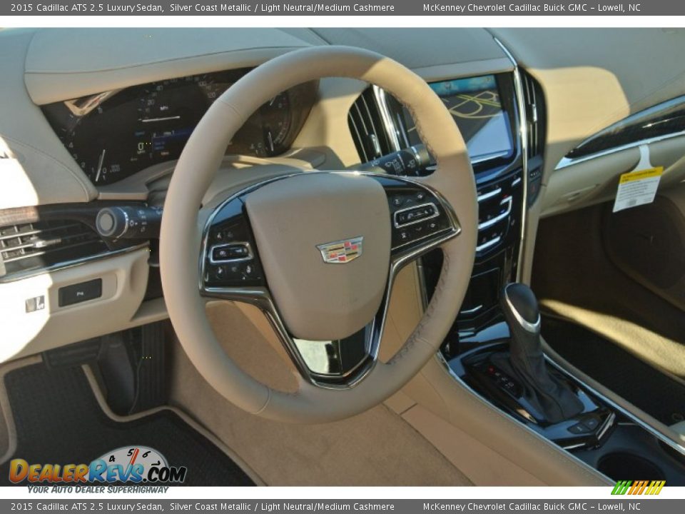 2015 Cadillac ATS 2.5 Luxury Sedan Steering Wheel Photo #23