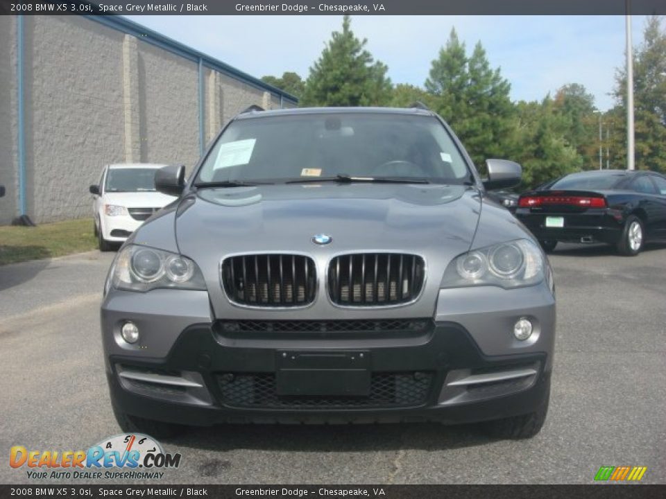 2008 BMW X5 3.0si Space Grey Metallic / Black Photo #18