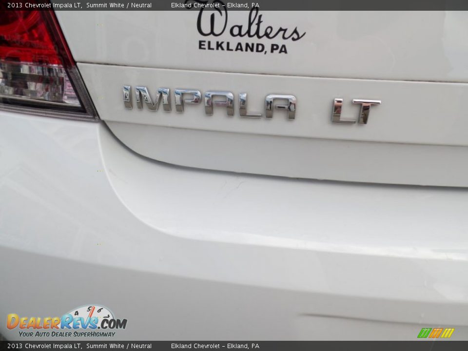 2013 Chevrolet Impala LT Summit White / Neutral Photo #9