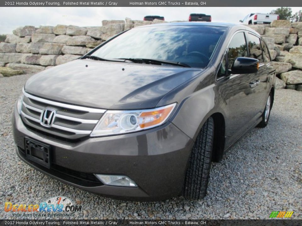 2012 Honda Odyssey Touring Polished Metal Metallic / Gray Photo #2