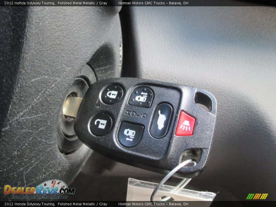 2012 Honda Odyssey Touring Polished Metal Metallic / Gray Photo #15