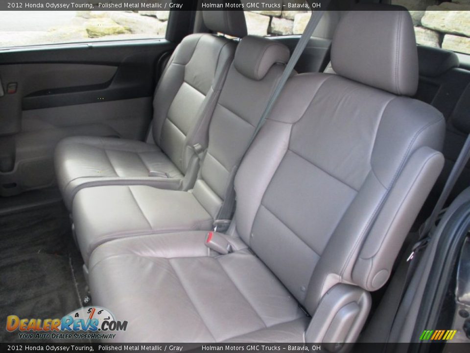 2012 Honda Odyssey Touring Polished Metal Metallic / Gray Photo #29
