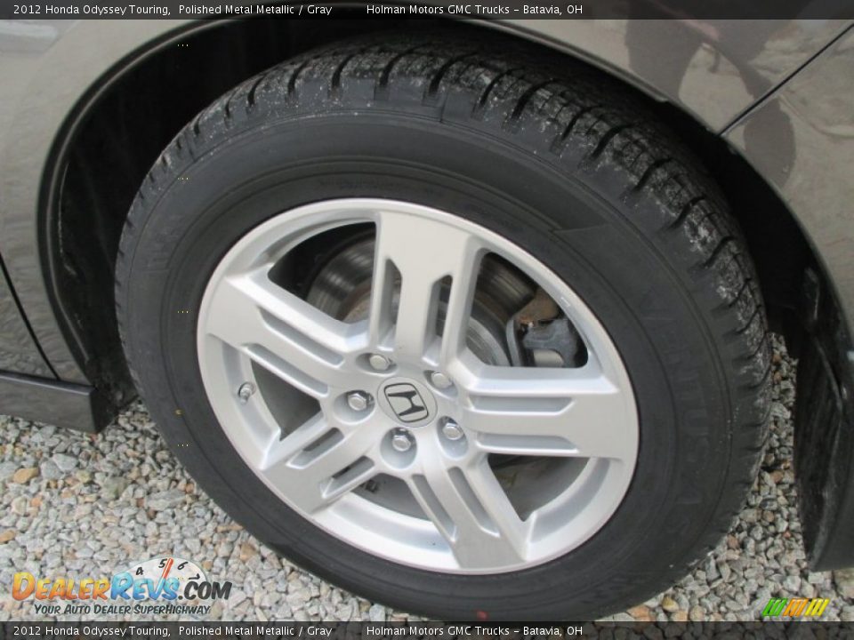 2012 Honda Odyssey Touring Polished Metal Metallic / Gray Photo #31