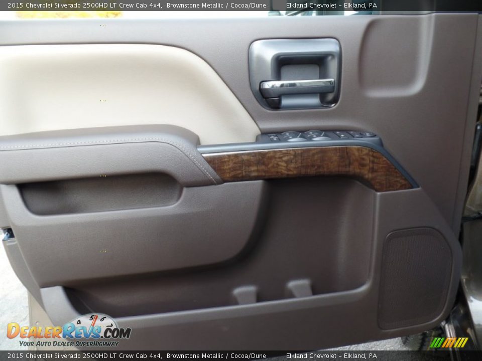 2015 Chevrolet Silverado 2500HD LT Crew Cab 4x4 Brownstone Metallic / Cocoa/Dune Photo #14