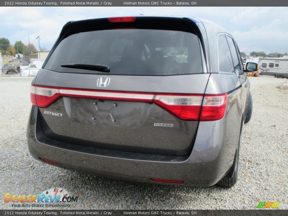2012 Honda Odyssey Touring Polished Metal Metallic / Gray Photo #36
