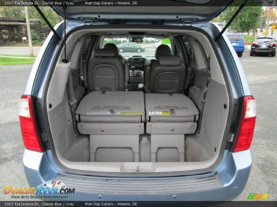 2007 Kia Sedona EX Glacier Blue / Gray Photo #19